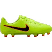 Aesco Nike Üniseks Çocuk Jr Legend 10 Club Fg/mg Futbol Ayakkabısı, Volt Siyah, 35.5 Eu