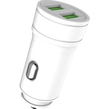 Die Grup Sunix 3.0A Çift USB Port Araç Içi Telefon Şarjı C-30