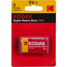 Die Grup Kodak 30953437 Çinko Karbon Pil, Kırmızı