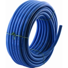 Die Grup Süper Mavi Kauçuklu Bahçe Hortumu 25 Metre Ekstra Kalın Sağlam Su Sulama Yıkama Hortum 12.5 mm 1/2"