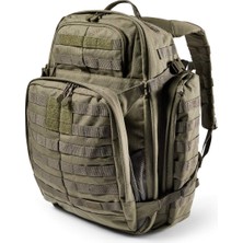 Aesco 5.11 Tactical Backpack – Rush 72 2.0 – Military Molle Pack, Ccw And Laptop Compartment, 55 Liter, Large, Style 56565 – Ranger Green