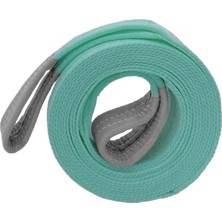 Aesco BADEM10 Sapan Polyester Spanzet 2 Ton 3 Metre Turkuaz Sağlam Yük Kaldırma Taşıma Indirme Halat