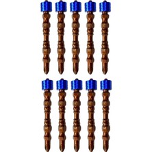 Aesco 10 Adet Mıknatıslı Bits Uç Ph2 65 mm Renkli Vida Tutucu Sökme Yıldız Matkap Vidalama Ucu S2 Çeliği