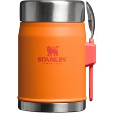 Die Grup Stanley Klasik Efsanevi Yemek Kavanozu ve Spork 0.4l (Altın Başak Mercan)