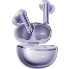 Die Grup Qcy Melobuds N70 Bluetooth Kulaklık, Hi-Res Audio, Ldac, 50DB Hibrit Anc, Kablosuz Şarj, 50 Saat Pil Ömrü, 6 Mikrofon, Kulakiçi, Mor