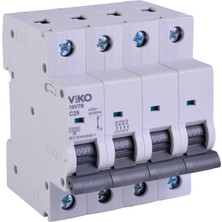 Aesco Viko 10VTB-4C25 Otomatik Sigorta 10KA C Tipi 4 Kutup 25A