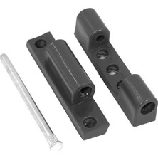Aesco Pvc Pencere Menteşesi, Antrasit Renk, 74 Mm, Pimapen Uyumlu