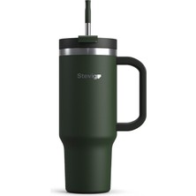 Die Grup Stevig 2 Moods Tuck-In Tumbler Sızdırmaz Çelik Termos 900 ml Green ST-237