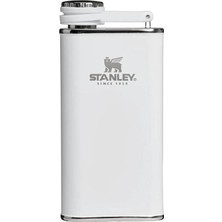 Aesco Stanley Klasik Cep Matarası 0.23 Litre - Beyaz (Frost) | Paslanmaz Çelik