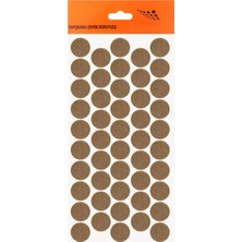 Aesco BADEM10 Nobel Masa Sandalye Parke Zemin Koruyucu Keçe Yapışkanlı 20 mm (48'li Paket)