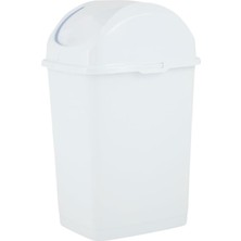 Die Grup 2,6 Litre Küçük Slim Trash Can (Beyaz)
