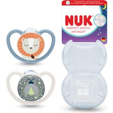 Die Grup Nuk Pm Air Night 2'li Gece Emzik, 18-36 Ay, Aslan