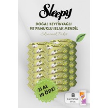 Die Grup Sleepy Zeytinyağlı Pamuklu Bebek Havlusu 21 Al 19 Öde Hediyeli