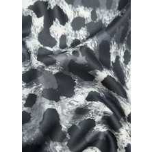 Mango Leopar Desenli Kare Fular