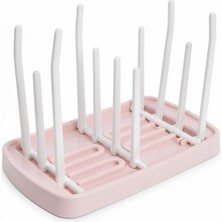 Die Grup Katlanabilir ve Taşınabilir Bebek Biberon Kurutucu – Seyahat Tipi Biberon, Emzik ve Aksesuar Süzgeci – Bpa Içermez Kompakt Tezgah Üstü Kurutma Rafı – 25 cm Pembe