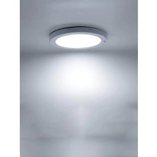 Die Grup 20W Gece Gündüz Sensörlü Sıva Üstü Tavan Armatür Cata Bologna Slim Kasa Panel LED Armatür 2100 Lm (Beyaz Işık)