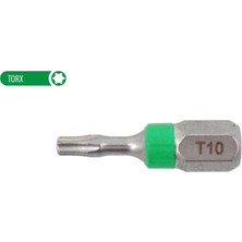 Aesco Ceta Form T10 x 25 mm Torx Bits Uç Renk Kodlu CB/806TC