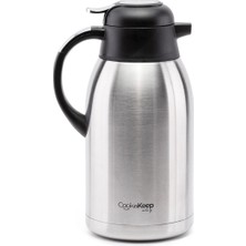 Die Grup Cooknkeep Büyük Çelik Termos 2.5l Siyah-Gümüş