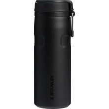 Aesco Stanley The Iceflow™ Twist & Flip Termos Su Şişesi 0.47 Litre - Siyah | Paslanmaz Çelik