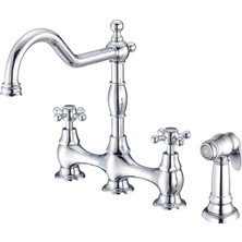 Aesco Danze Opulence Iki Kulplu Köprü Mutfak Armatürü Spray, D404457
