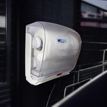 Die Grup Wespa Kağıt Havlu Dispenseri, Gri Plastik, Duvar Montajlı, Profesyonel Banyo ve Tuvalet Için