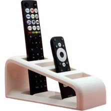 Die Grup Uzaktan Kumanda Tutucu, 4 Cepli, Tv, Dvd, 4K Çubuk ve Bluray Uzaktan Kumandaları Için Büyük Tutucu, Kalemler, Cep Telefonu Için Uzaktan Kumanda Standı,uzaktan Kumanda Düzenleyici Beyaz