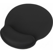 Die Grup Comfipad Bilek Destekli Konfor Kaymaz Ergonomik Mouse Pad Siyah Siyah