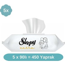 Die Grup Sleepy Extra Islak Mendil 5X90 Adet