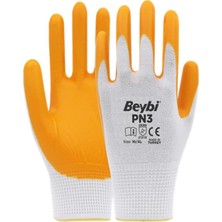 Aesco Beybi Pn3 Polyester Örme Yarı Nitril Kaplı Iş Eldiveni 10 Beden 5 Çift