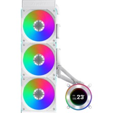 Die Grup Lian Li Lcd-C 360CL Beyaz Işlemci Sıvı Soğutma (G89.GHS2LCD36RW.00)