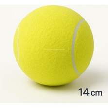 Die Grup Busstier Dev Tenis Topu 14 cm Köpek Oyuncağı, Büyük Irklar Için, Dayanıklı, Eğitim Amaçlı, Parlak Renkli, Diş Dostu Malzeme, Dış Mekan Kullanıma Uygun