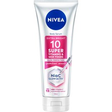 Die Grup Nıvea SUPER10 Serum Etkili Vücut Losyonu SPF15 170 Ml, Aydınlatıcı, Nemlendirici, C Vitamini, Niasinamid