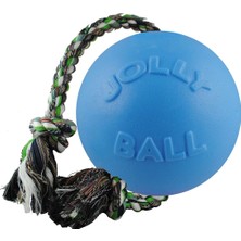 Die Grup Jolly Pets Romp-N-Roll Ip ve Top Köpek Oyuncağı, 4,5 Inç/küçük, Yaban Mersini Tüm Cinsler Için