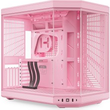 Die Grup Hyte Y70 Çift Odacıklı Atx Orta Kule Modern Estetik Kasa Çilek Sütü (E-Atx/atx/m-Atx/m-Itx)