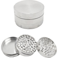 Die Grup Silver 55 Mm. Tütün Baharat Herbal Öğütücüsü Parçalayıcı RB88SLV