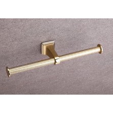 Die Grup System Sparklıne Ikili Tuvalet Kağıtlığı Gold Renk 45X78X266 mm