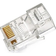 Die Grup Temiz Pazar Cat 5 Cat 6 RJ45 Konnektör Jack 100 Adet