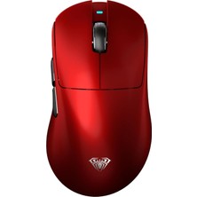 Die Grup Aula SC900 Max PAW3395 Sensör 30000 Dpı 8000Hz Kablolu ve Kablosuz Gaming Oyuncu Mouse Kırmızı