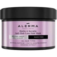 Die Grup Alerma Biotin & Keratin Dökülme Karşıtı Saç Bakım Maskesi, 240 ml
