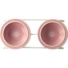 Die Grup Petrageous 44355 Toftees Paws Diner With Two 1-Cup Bulaşık Makinesinde Yıkanabilir Taş Kase Kapasitesi 10,75 Inç Uzunluk 5,25 cm Uzunluğunda, Ekstra Küçük ve Küçük Köpekler ve Kediler Için, Beyaz ve