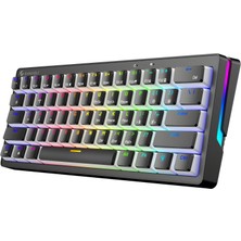 Die Grup Gameagle Kablolu Rgb Mekanik Gaming Klavye, 22 Efektli Tam Anti-Ghosting, 50M Tuş Ömrü, Us Tuş Dizilimi, Örgü Kablo, Win Tuş Kilidi, Kablolu Rgb Mekanik Oyuncu Klavyesi Kırmızı Switch Kb-22