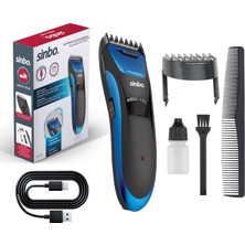 Die Grup Sınbo SHC-4394 Saç Sakal Düzeltme Makinesi, USB Şarjlı Kablosuz Saç Kesme Makinesi, 1-24 Ayarlı Tarak, Paslanmaz Çelik Bıçak, Saç Sakal ve Ense Için