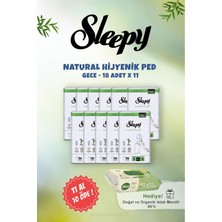 Die Grup Sleepy Uzun Hijyenik Ped 18'li ve Doğal & Organik Islak Mendil 50 Adet