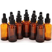 Die Grup Vivaplex 1 Oz Amber Cam Şişeler, Cam Damlalıklı - 12 Pk