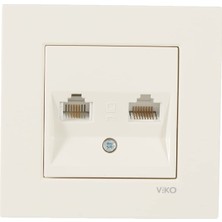 Aesco Viko Karre Krem Datanümeris CAT6CAT3 A.opp