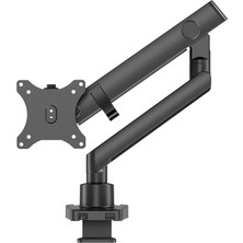 Die Grup Voltix Monitör Tutucu 17" - 40" Ekranlar Için 12KG Taşıyabilir, LCD LED Vesa Kolları, Eğilebilir Döndürülebilir Kablo Kılavuzlu Ergonomik Ekran Tutucu - Siyah