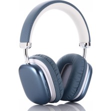 Die Grup Mtl Kablosuz Stereo Kulak Üstü Kulaklık Bluetooth 5.3 Ios ve Android Hd Ses Extra Bass MT964 Mavi ile Uyumlu