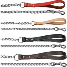 Die Grup Karlie Deri Saplı Zincir Uzatma, 100CM/4MM, Siyah