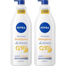 Die Grup Nivea Nıvea Sıkılaştırıcı Vücut Losyonu Q10 Vitamin C 400ML,48 Saat Nemlendirme,10 Günde Sıkılaş X2ADET