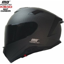 Mts X-340 Full Face Kask Matt Carbon